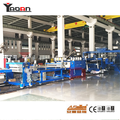 PC Sheet Roofing Sheet Extrusion Line ,Plastic Sheet Making Machine 600kg/Hr