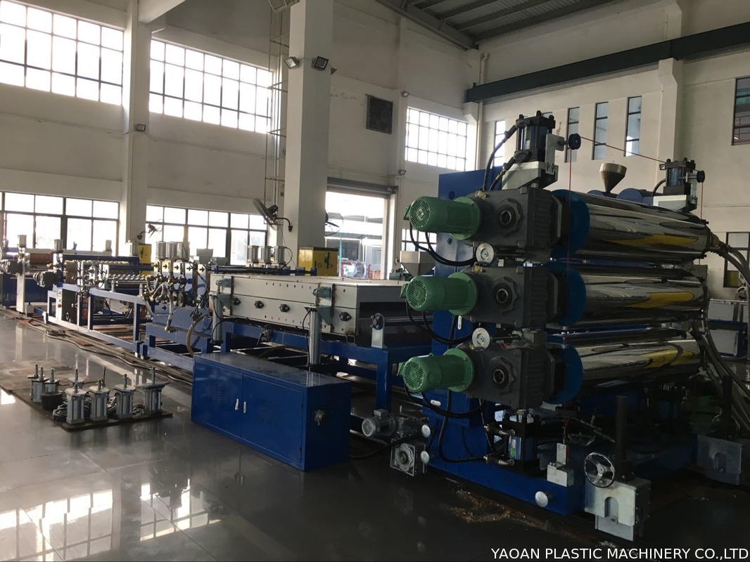 Automatic PVC Roof Tile Extrusion Machine with Speed of 3-8m/min