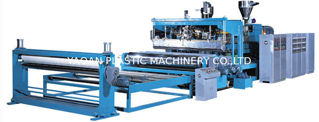 Twin Screw Plastic Extruder PVB Cast Film Extrusion Machine With Siemens Brand Motor
