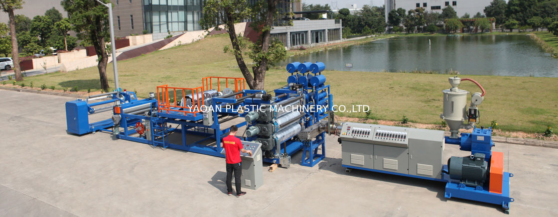 LDPE / EVA / TPU Plastic Extrusion Equipment , Plastic Extrusion Line