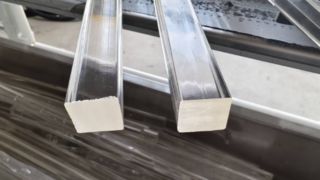 Transparent Acrylic PMMA Bar Rod Stick Extrusion Line