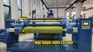 Plastic Sheet Extrusion Machine PP ABS PE