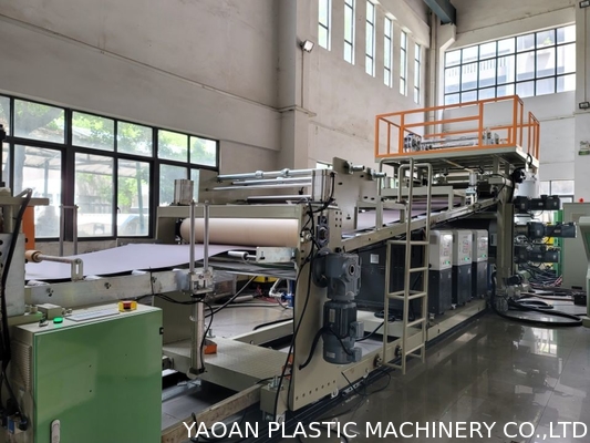 High Efficiency Suitcase Sheet Extrusion Machine 380V Customized Power Consumption