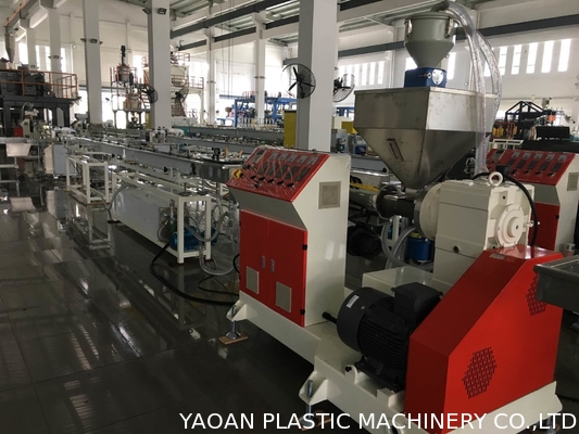 High Output Drink Straw Extrusion Machine Single Screw Plastic Extruder