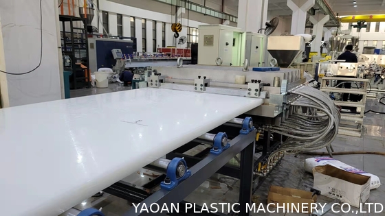 Nylon Sheet Plate Single Screw Extrusion Machine With Siemens Motor
