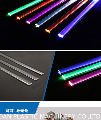 AF-65 TPU Solid Sticks Bar & Tubes Extrusion Production Line For  LED Light Guide Strips