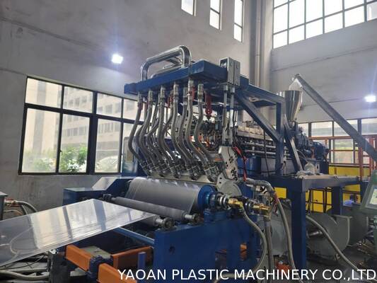 PP CPP CPE Cast Film Extrusion Production Line PLC intelligent control