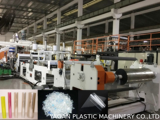 PET Plastic Sheet Extrusion Machine For Producing PET Food Box Sheet