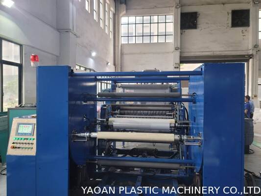 PP CPP CPE Cast Film Extrusion Line with PLC Control
